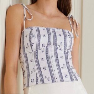 Reformation Blanchard Linen Tank